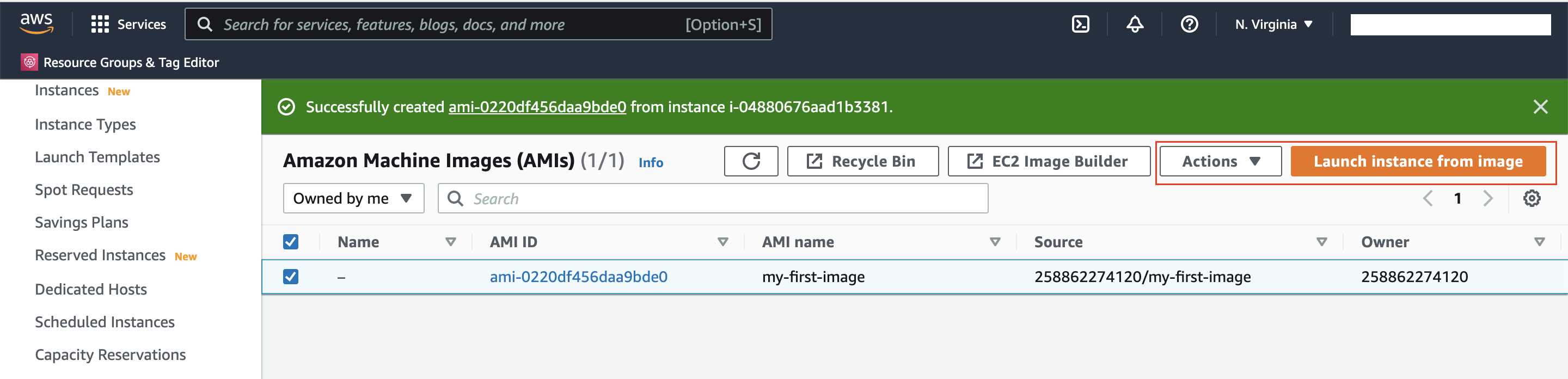 AWS EC2 Images